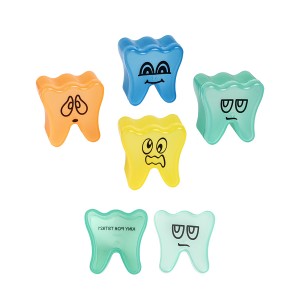 Funny Face Tooth Shaped Tooth Saver Assortment (48 pcs)