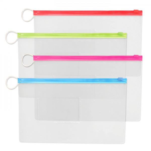 10" X 6" Large Pouch Assorted Colors - 144/pk