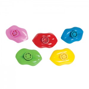 2" Lip Whistles Assorted - 144/pk