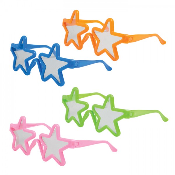 Children's Star Shaped Glasses - 24/pk