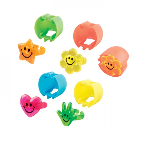 Smile Rings In Capsules Mix - 250/pk