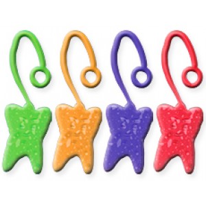 8" Sticky Neon Tooth Asst (36 per pack)