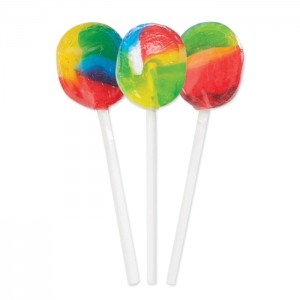 Sugar-free Rainbow Lollipops (170)