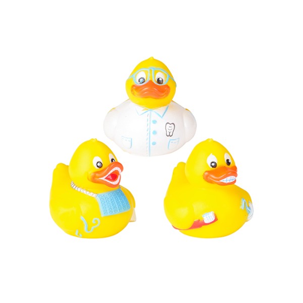 Dental Rubber Duck Assortment - 12 per pack