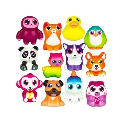 Squishy Animal Big Eye Assortment - 50 per pack - Sherman Specialty, Inc