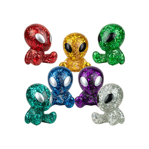 Glitter Aliens Vending Capsules - 250 per pack