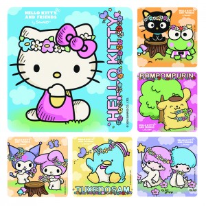 Hello Kitty & Friends Stickers (100 per roll)