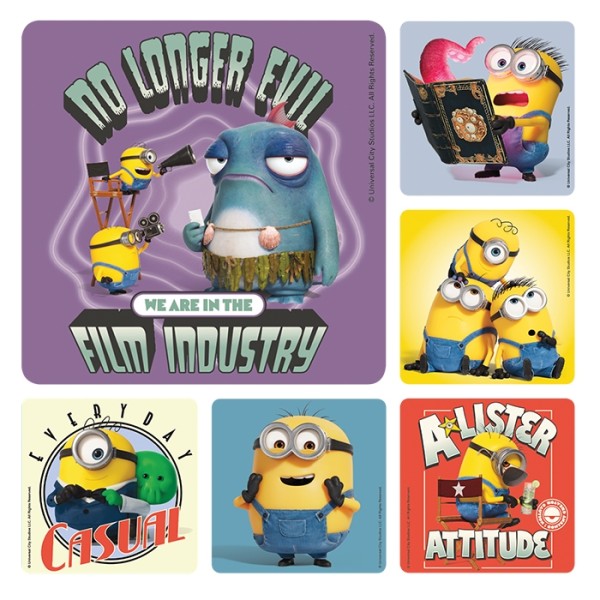 Minions & Monsters - Stickers 100/roll