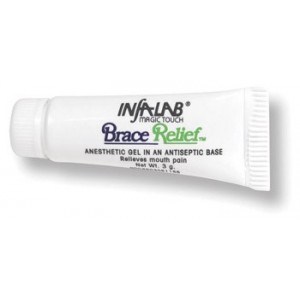 INFA-LAB Brace Relief Gel, 3g tubes (12 ct)