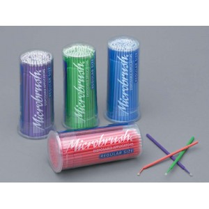 Microbrush® Disposable Applicators Regular Tip (4 canisters, 100 each)