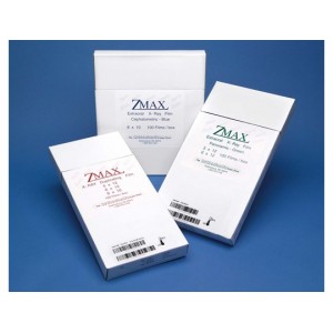 X-Ray Film, Pano-Green/Blue, 6 x 12 (15 x 30cm) (100 ct)