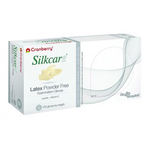 Cranberry Silkcare Fitted Gloves - 1 Case/10 Boxes