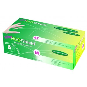 Neoshield Green Gloves BPA Free - 1 Case/10 Boxes