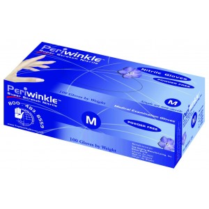 Periwinkle - Soft Blue 200 Gloves Per Box, 10 Boxes/Case