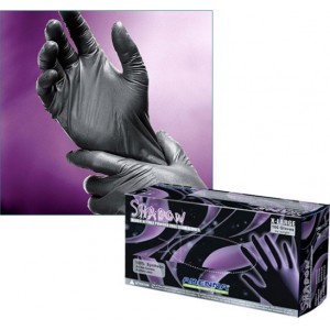 Shadow Black Nitrile Pf Gloves - 1 Case/10 Boxes