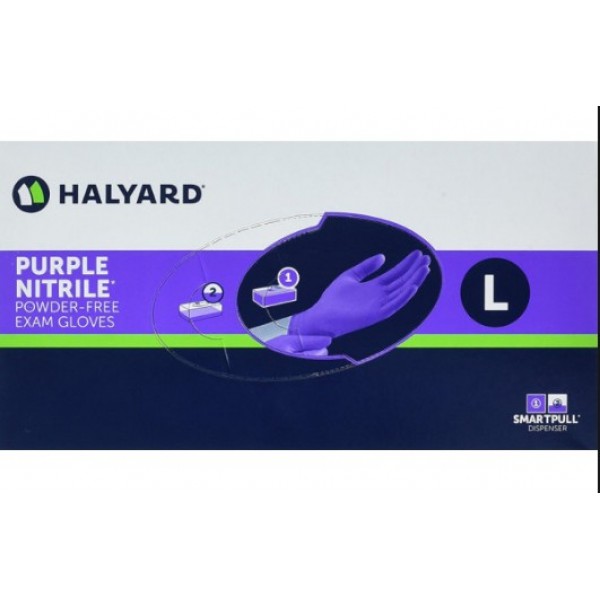(25643) Gloves Boxes Nitrile Purple - 10 - 50Pairs/Box Nitrile - Sterile