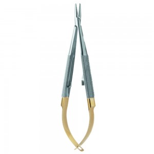Castroviejo  Needle Holder Tc 7” Straight/Curved