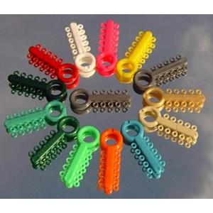 Mini Ten-Ties Ligature Ties (10 On Stick) 