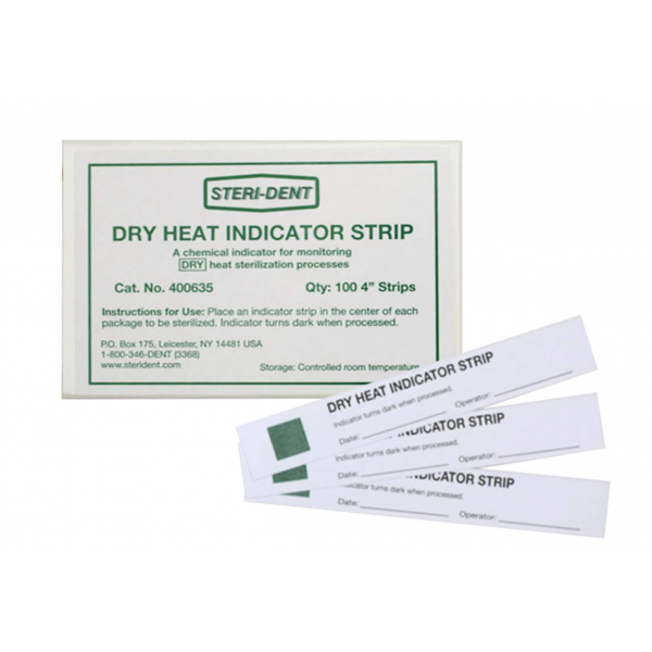 Dry Heat Indicator Strips (100/box)