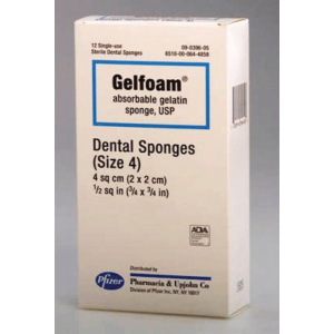 Gelfoam Dental Pak Size 4 6x2/Pk