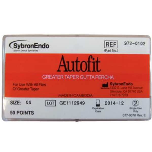 AutoFit GT Gutta #06 50/Pk