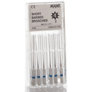Short Barbed Broaches #1 XXXF 6/Pk