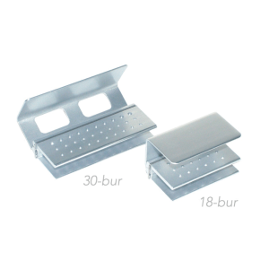 Aluminum Bur Block FG Silver