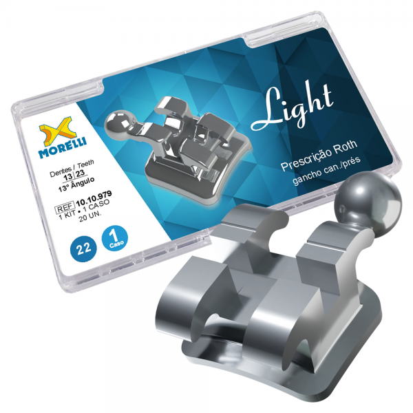 Light Stainless Steel .022 Roth Brackets Single Patient Kit