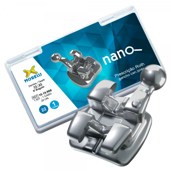 Nano Stainless Steel .022 Roth Brackets Single Patient Kit