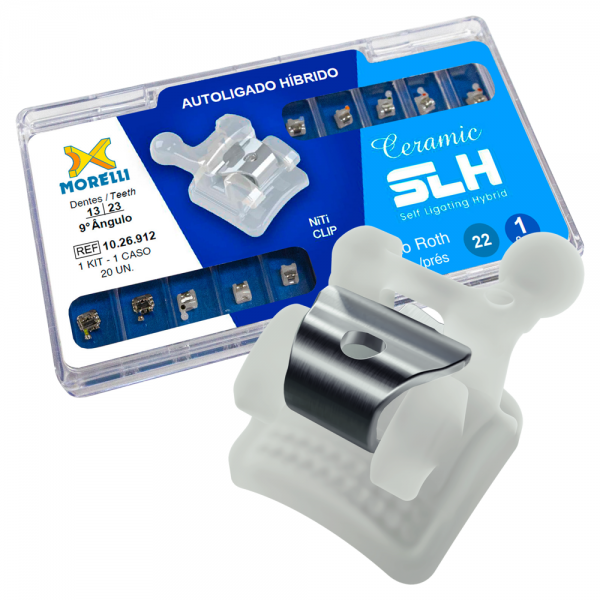 Self-Ligating Hybrid Ceramic .022 Roth Brackets Single Patient Kit
