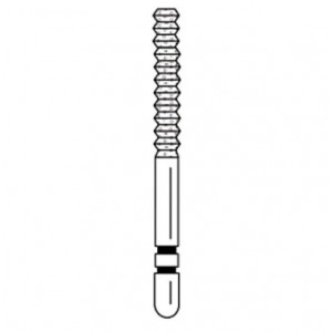 Two Striper Diamond Burs, FG, Gross Reduction, Crown Cut, SC10, 1.8 mm, Coarse, Green, 5/Pk, 2015577