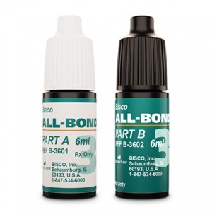 All-Bond 3 Universal Total-Etch Bonding Agent, Parts A & B Set, Refill, 6 ml/Bt, 1/Pk, B-36010P