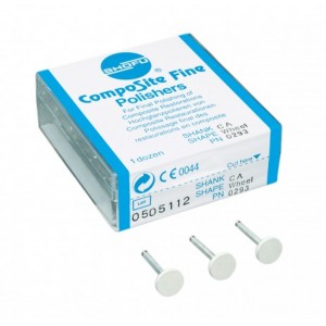 CompoSite Polishers, FG, Pear-Point, # 033, Fine, White, 12/Pk, 296B