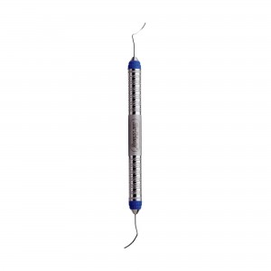 Diamond File Scaler, Double-Ended, Mesial/Distal, # 7 Satin Steel Colors, 1/Pk, SDCM/D7