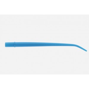 Disposable Surgical Aspirator Tips, Plastic, Small, 1/16", Blue, 25/Pk, 100645