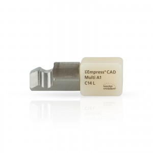 IPS Empress CAD, for CEREC and inLab Multi Blocks, C14 (L), A1, 5/Pk, 602604
