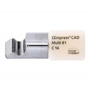 IPS Empress CAD, for CEREC and inLab LT Blocks, C14, B1, 5/Pk, 602571