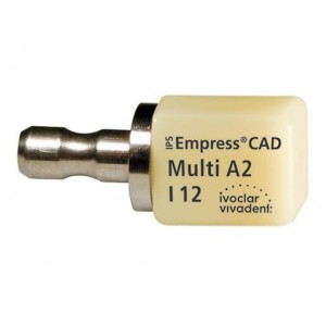 IPS Empress CAD, for CEREC and inLab Multi Blocks, I12, A2, 5/Pk, 602593