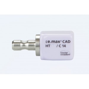 IPS e.max CAD, for CEREC and inLab HT, C14, C4, 5/Pk, 626419