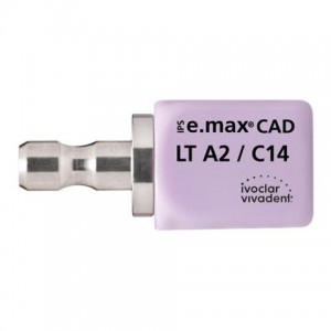 IPS e.max CAD, for CEREC and inLab LT, A14 (S), A2, 5/Pk, 678785