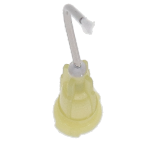 Vista Dental 312100 Stat-Flo Hemostatic Pre-Bent Tips – 19 Gauge Yellow, 100/Pack