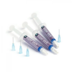 Super Etch Etching Gel, 37% Phosphoric Acid, Jumbo Syringe, 25 ml, High Viscosity, Blue, 2/Pk, 8100059 - Frontier Dental Supply