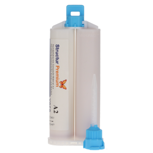 Structur Premium Temporary Material, Self-Cure, Cartridge Set, 75 g, A2, 1/Pk, 1713