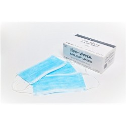 Essentials Earloop Masks, Blue, 50/Pk, EARB - Frontier Dental Supply