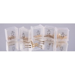 Gold-Plated Screw Posts, 12/Pk - Frontier Dental Supply