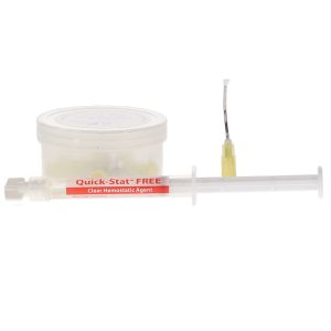 Quick-Stat FREE Clear Hemostatic Agent, Standard Syringe Kit, 1.2 ml, 4/Pk, 504600