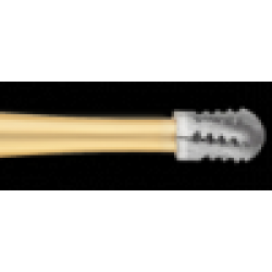 Great White Gold Series Carbide Burs, FG, Pear, # 2P, 10/Pk, 18209 - Frontier Dental Supply