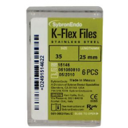 K-Flex Stainless Steel File, 6/Pk - Frontier Dental Supply