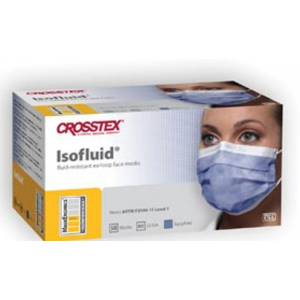 Isofluid Earloop Masks 50/Bx ASTM Level 1