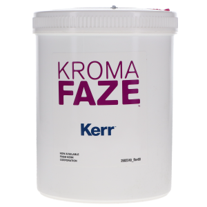 KromaFaze Color-Changing Alginate Impression Material, Dust-Free, Fast Set, Canister, 1 lb, Mint, 1/Pk, 27452